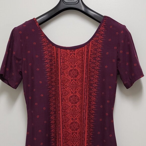 Mudd Womens Dress Bodycon Size XL Boho Stretch NWT - Picture 2 of 15